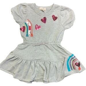 NWT Peek 18mo Girls Short Sleeve Sequin Dress